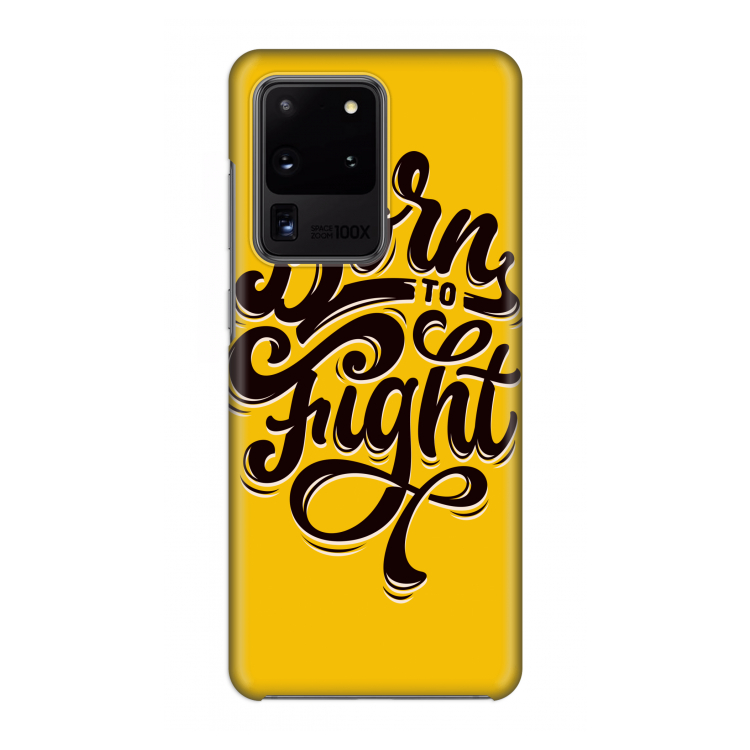 Born to Fight: Volledig geprint Samsung Galaxy S20 Ultra Hoesje