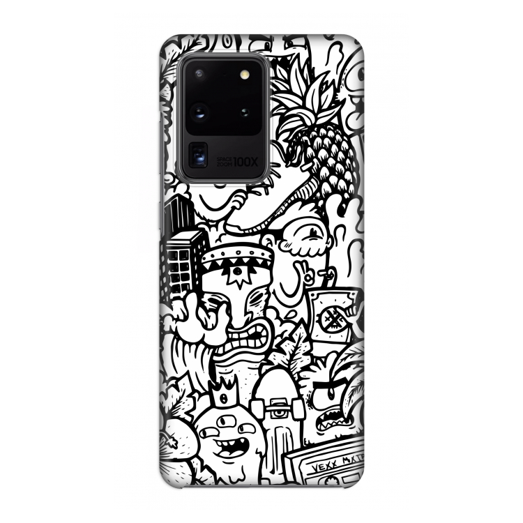Vexx Mixtape #2: Volledig geprint Samsung Galaxy S20 Ultra Hoesje