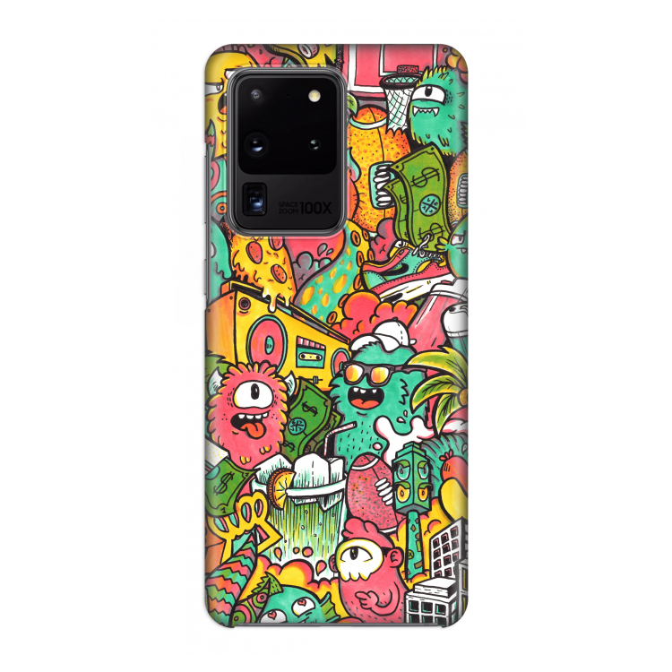 Vexx City: Volledig geprint Samsung Galaxy S20 Ultra Hoesje