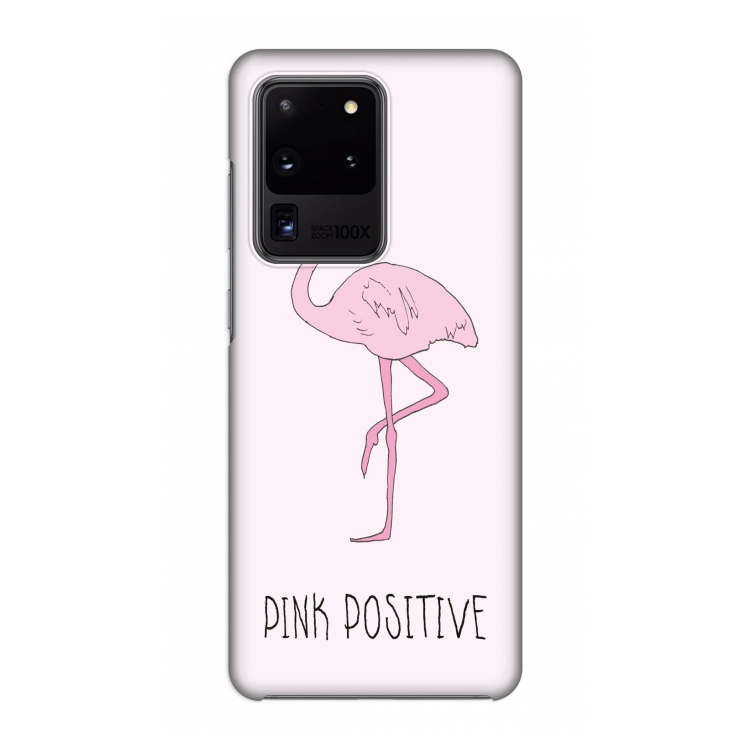 Pink positive: Volledig geprint Samsung Galaxy S20 Ultra Hoesje