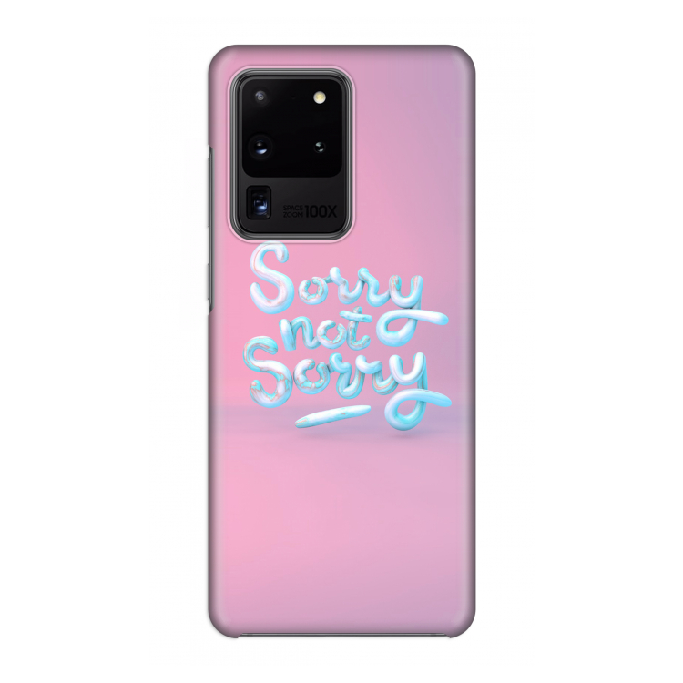 Sorry not sorry: Volledig geprint Samsung Galaxy S20 Ultra Hoesje