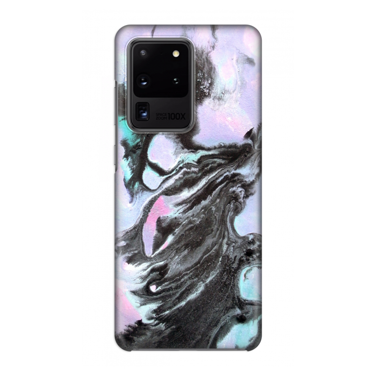 Pastel zwart: Volledig geprint Samsung Galaxy S20 Ultra Hoesje