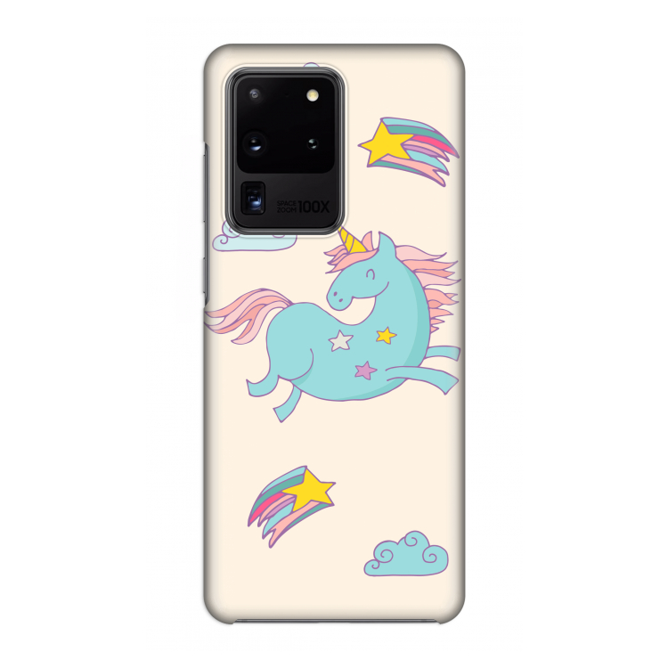 Vliegende eenhoorn: Volledig geprint Samsung Galaxy S20 Ultra Hoesje