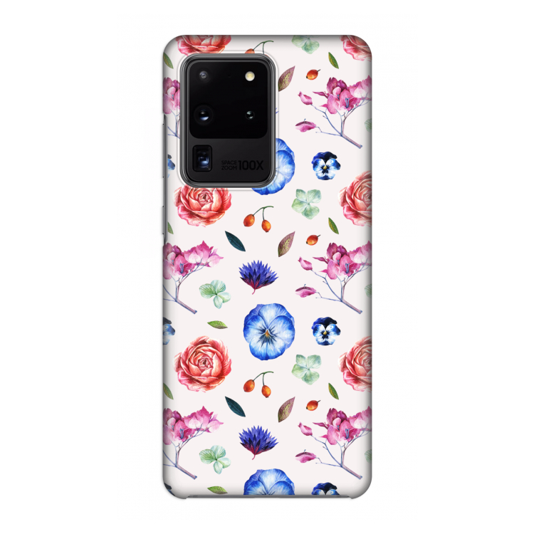 Bloemetjes: Volledig geprint Samsung Galaxy S20 Ultra Hoesje