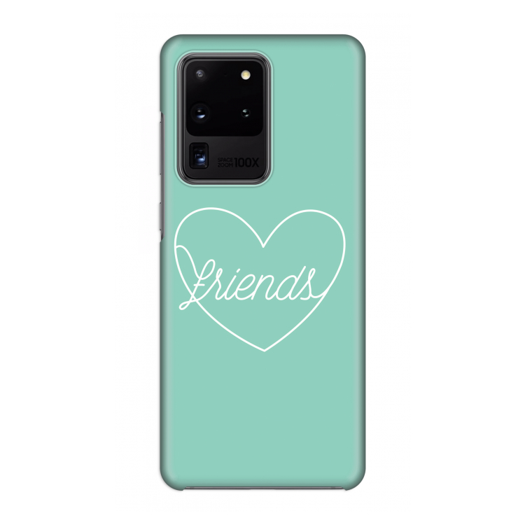 Friends heart pastel: Volledig geprint Samsung Galaxy S20 Ultra Hoesje