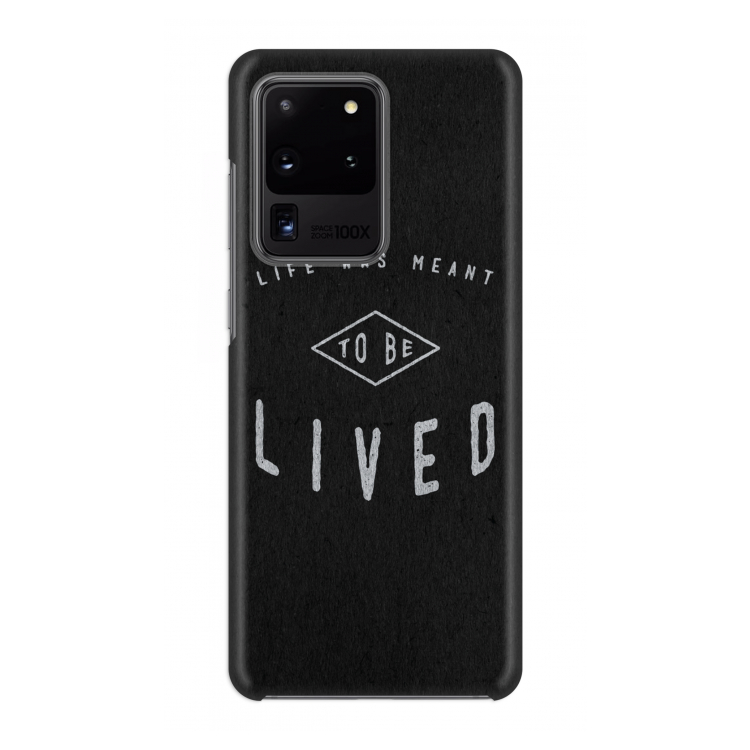 To be lived: Volledig geprint Samsung Galaxy S20 Ultra Hoesje