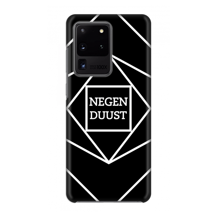 Negenduust geometrisch: Volledig geprint Samsung Galaxy S20 Ultra Hoesje