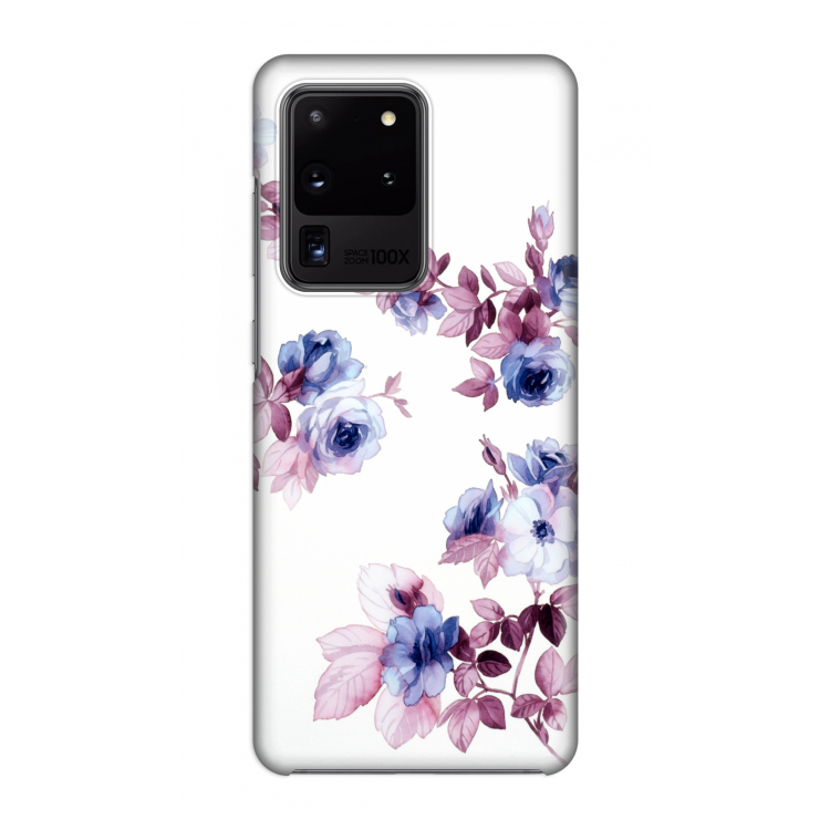 Waterverf bloemen: Volledig geprint Samsung Galaxy S20 Ultra Hoesje