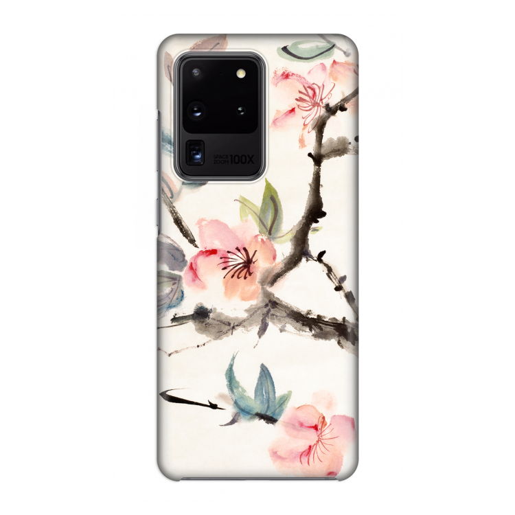 Japanse bloemen: Volledig geprint Samsung Galaxy S20 Ultra Hoesje