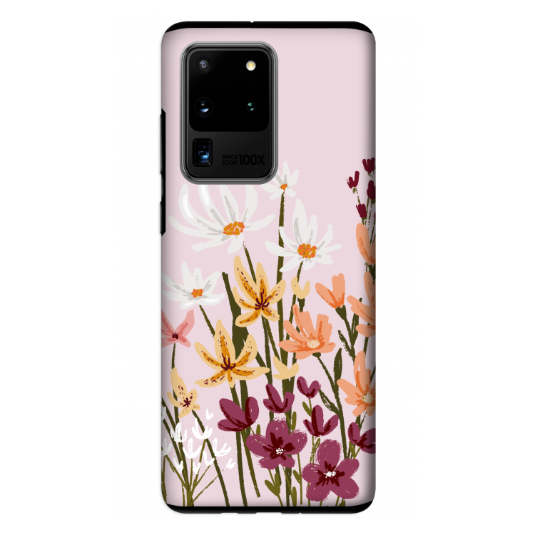 Painted wildflowers: Samsung Galaxy S20 Ultra Tough Case