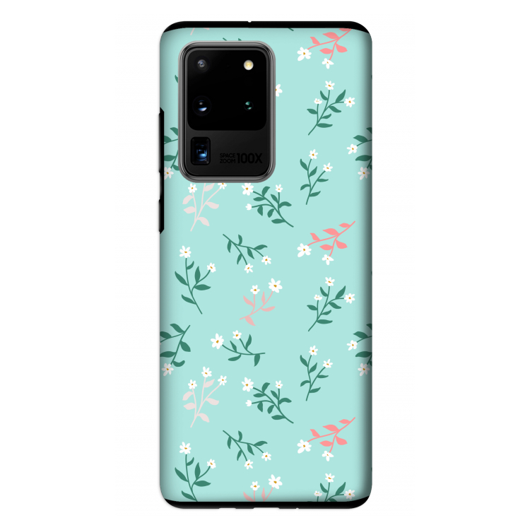 Small white flowers: Samsung Galaxy S20 Ultra Tough Case