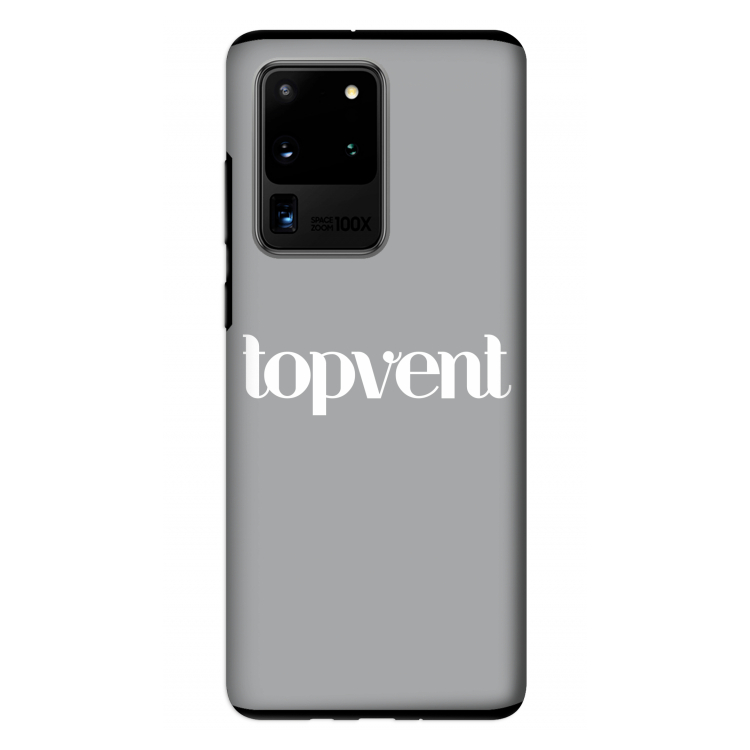 Topvent Grijs Wit: Samsung Galaxy S20 Ultra Tough Case