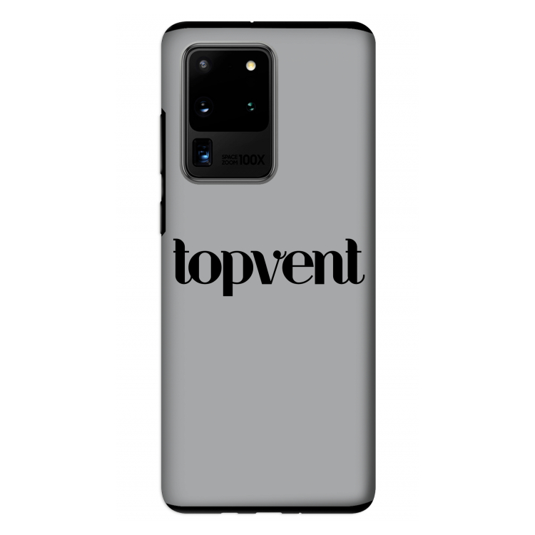 Topvent Grijs Zwart: Samsung Galaxy S20 Ultra Tough Case