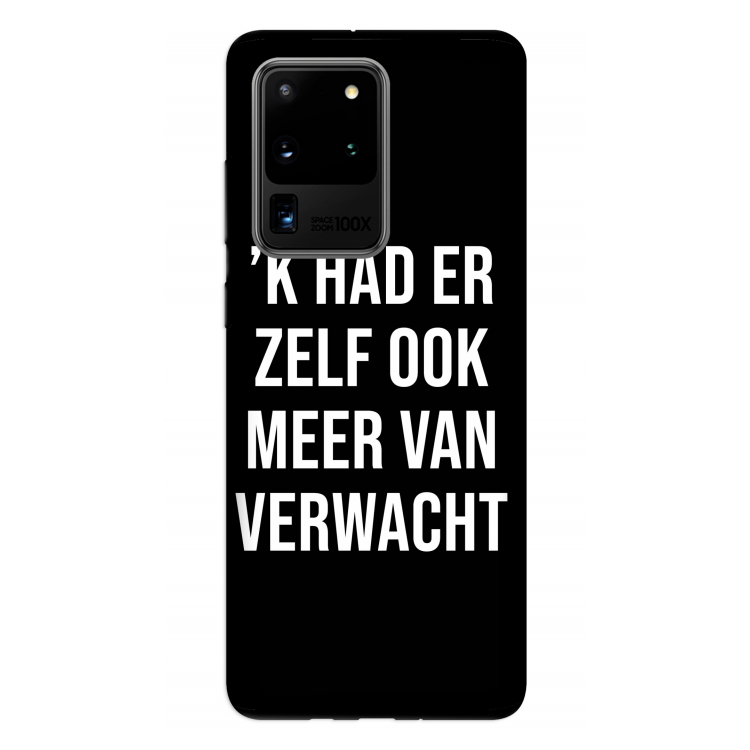 Meer verwacht - Zwart: Samsung Galaxy S20 Ultra Tough Case