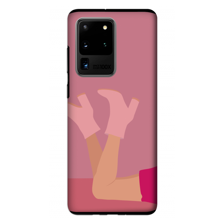 Pink boots: Samsung Galaxy S20 Ultra Tough Case