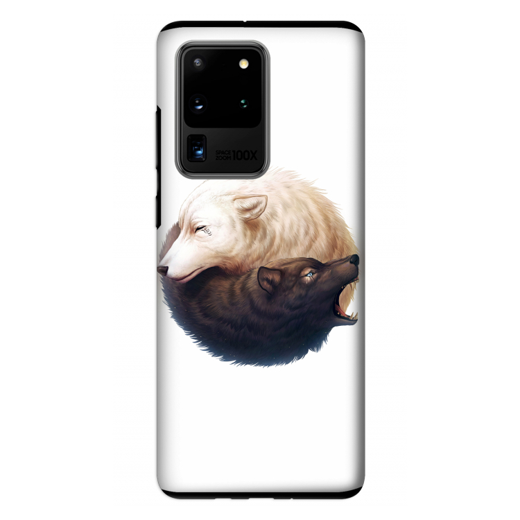 Yin Yang Wolves: Samsung Galaxy S20 Ultra Tough Case