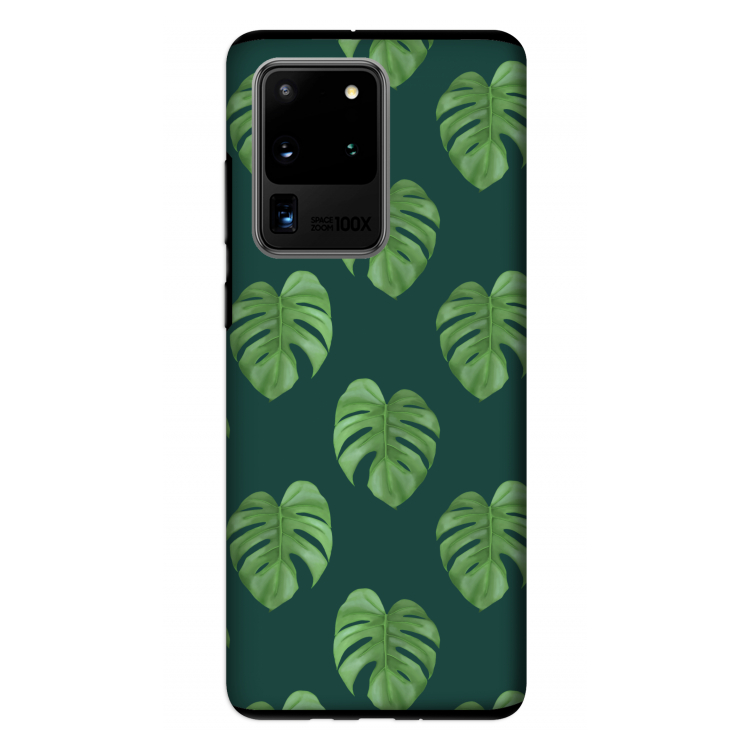 Monstera leaves: Samsung Galaxy S20 Ultra Tough Case