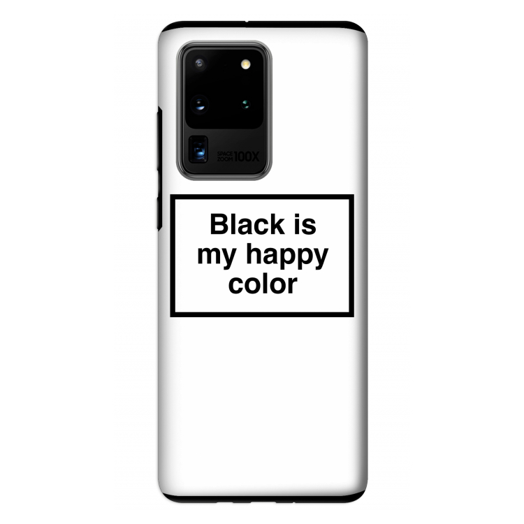 Black is my happy color: Samsung Galaxy S20 Ultra Tough Case