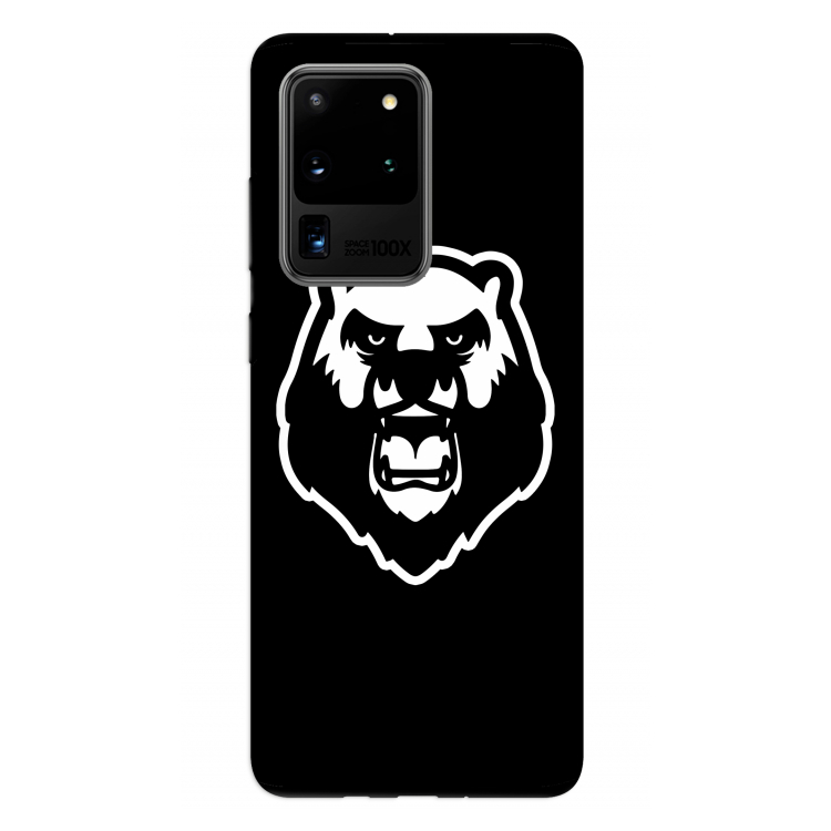 Angry Bear (black): Samsung Galaxy S20 Ultra Tough Case