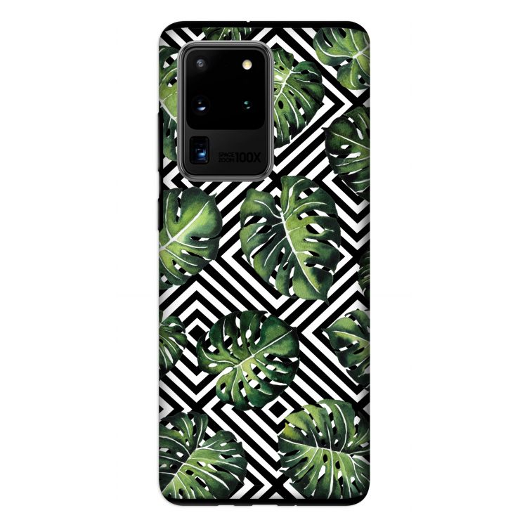 Geometrische jungle: Samsung Galaxy S20 Ultra Tough Case