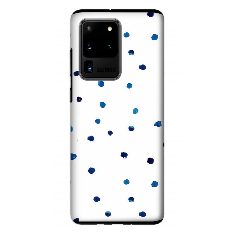 Blauwe stippen: Samsung Galaxy S20 Ultra Tough Case