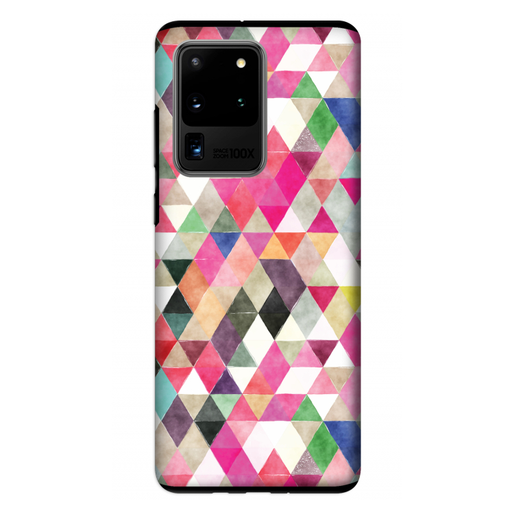 Gekleurde driehoekjes: Samsung Galaxy S20 Ultra Tough Case