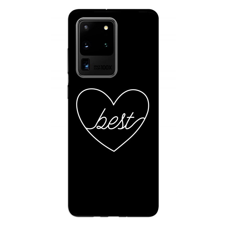 Best heart black: Samsung Galaxy S20 Ultra Tough Case