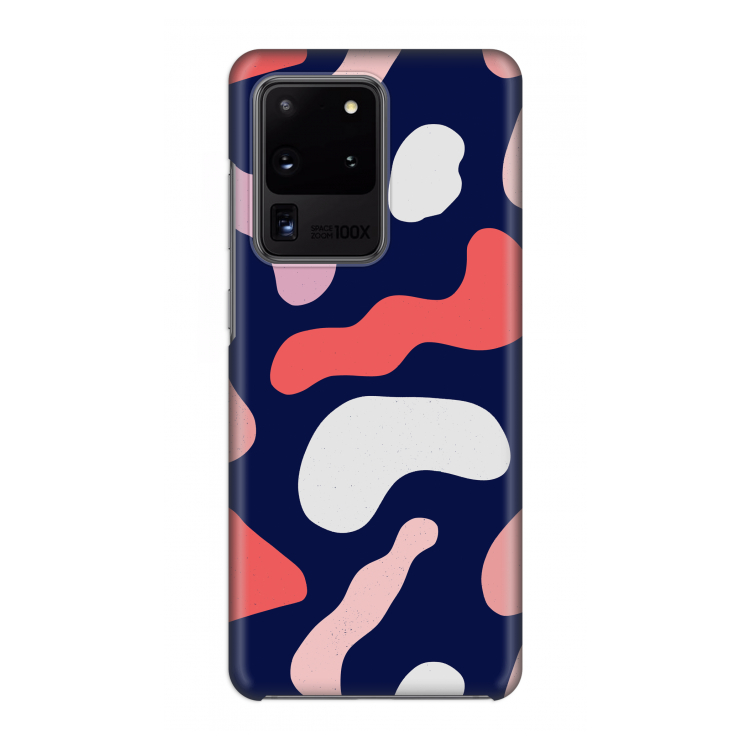 Memphis Shapes Pink: Volledig geprint Samsung Galaxy S20 Ultra Hoesje