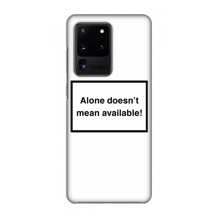 Alone: Volledig geprint Samsung Galaxy S20 Ultra Hoesje