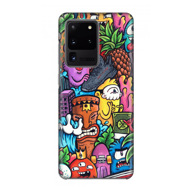 Vexx Mixtape: Volledig geprint Samsung Galaxy S20 Ultra Hoesje
