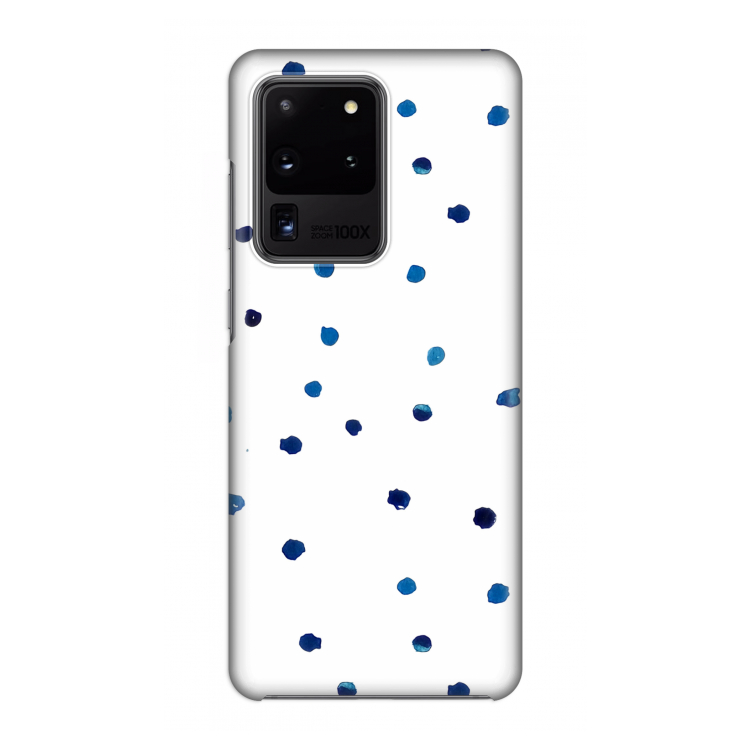 Blauwe stippen: Volledig geprint Samsung Galaxy S20 Ultra Hoesje