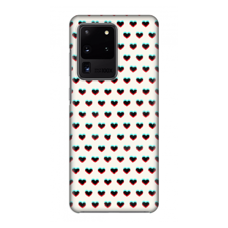 Hartjes: Volledig geprint Samsung Galaxy S20 Ultra Hoesje