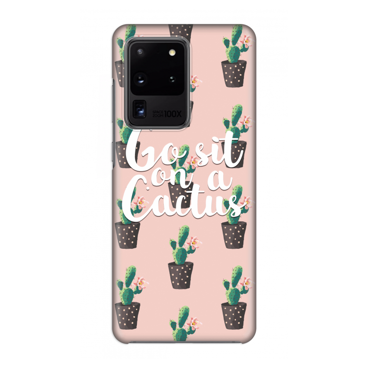 Cactus quote: Volledig geprint Samsung Galaxy S20 Ultra Hoesje