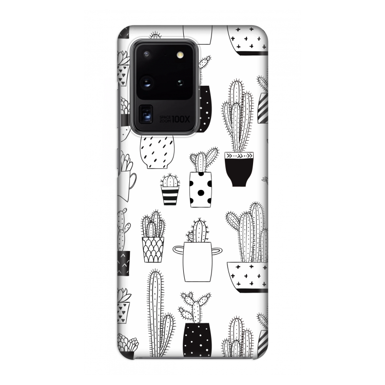 Cactusmotief: Volledig geprint Samsung Galaxy S20 Ultra Hoesje