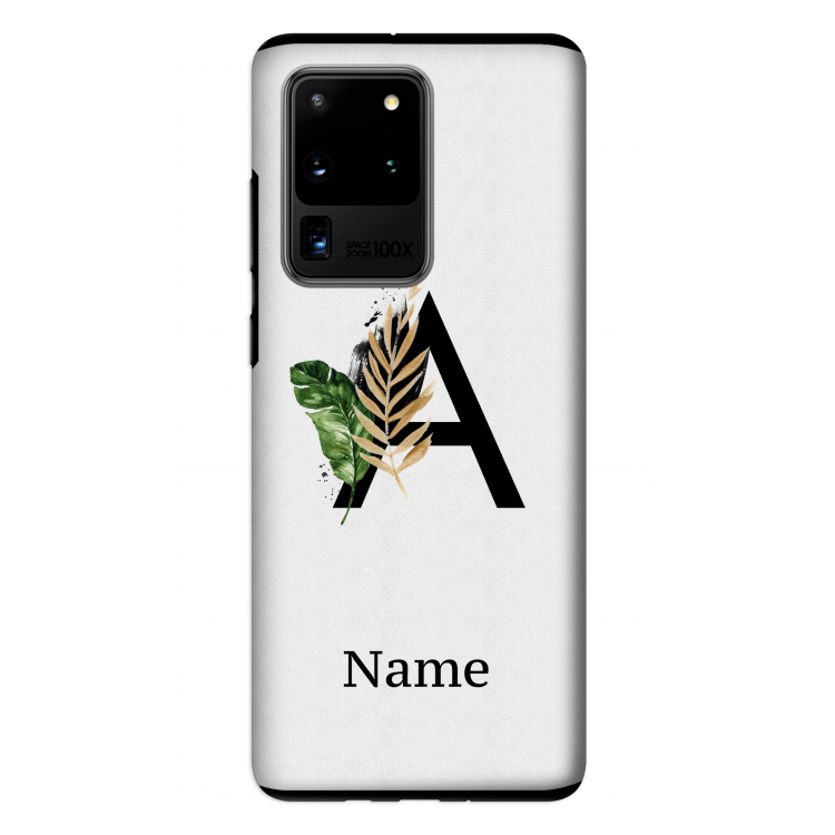 Charcoal Flora: Samsung Galaxy S20 Ultra Tough Case