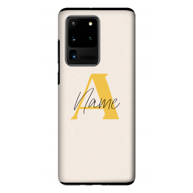 Amber Script: Samsung Galaxy S20 Ultra Tough Case