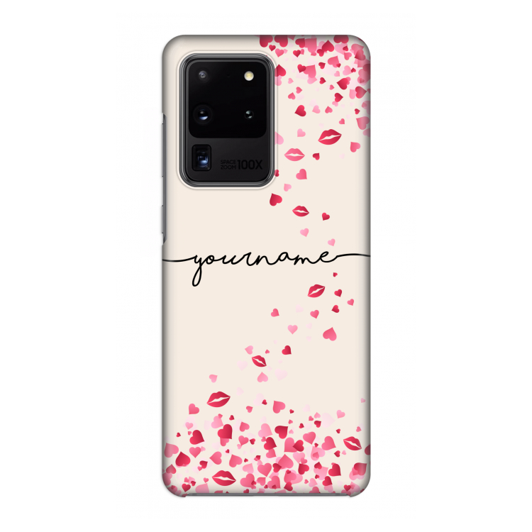 Hartjes en kusjes: Volledig geprint Samsung Galaxy S20 Ultra Hoesje