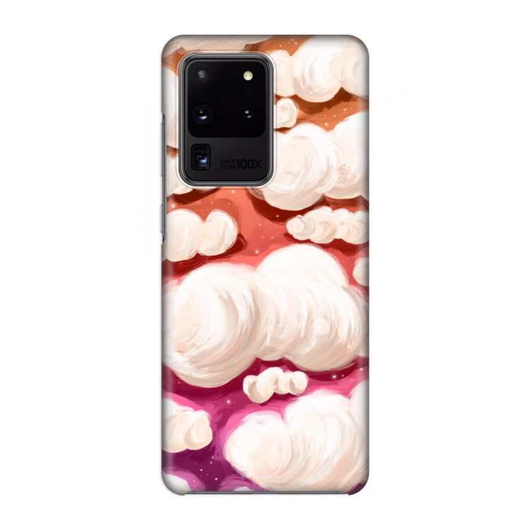 Katoen Wolken: Volledig geprint Samsung Galaxy S20 Ultra Hoesje