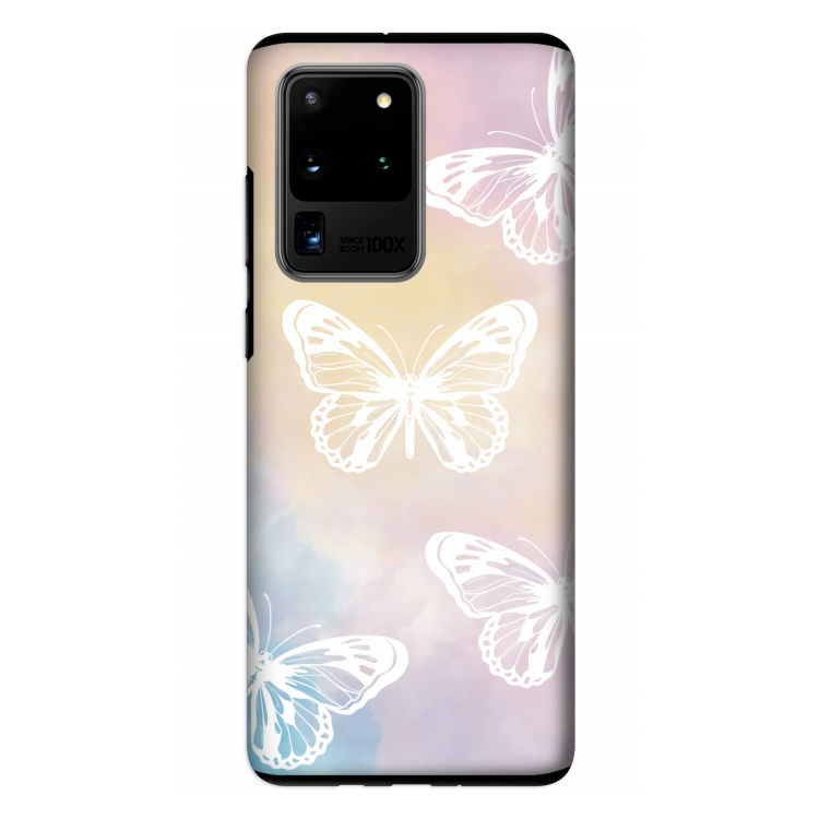 White butterfly: Samsung Galaxy S20 Ultra Tough Case