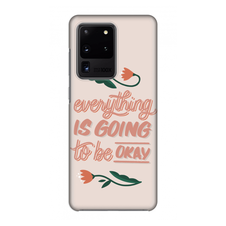 Optimistic flower girl: Volledig geprint Samsung Galaxy S20 Ultra Hoesje