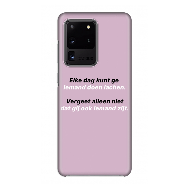 gij zijt ook iemand: Volledig geprint Samsung Galaxy S20 Ultra Hoesje