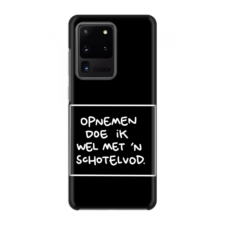 Schotelvod: Volledig geprint Samsung Galaxy S20 Ultra Hoesje