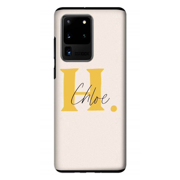 Amber Script: Samsung Galaxy S20 Ultra Tough Case