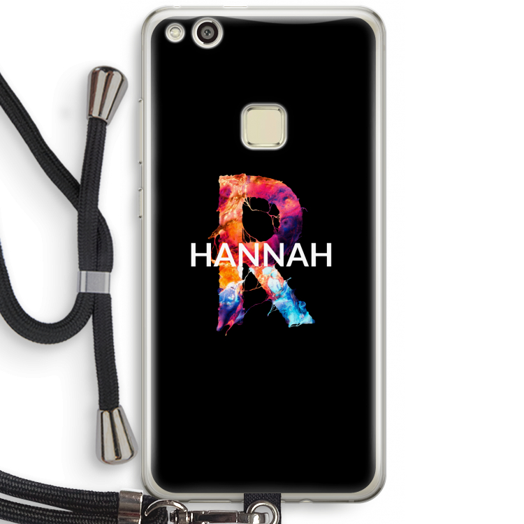 Abstract Spectrum: Huawei Ascend P10 Lite Transparant Hoesje met koord
