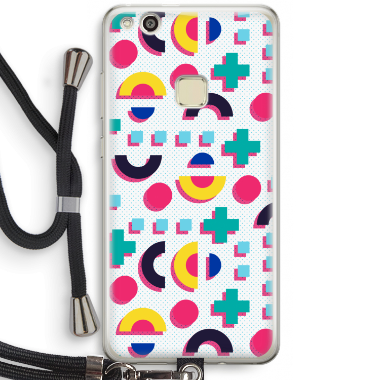8-bit N°2: Huawei Ascend P10 Lite Transparant Hoesje met koord