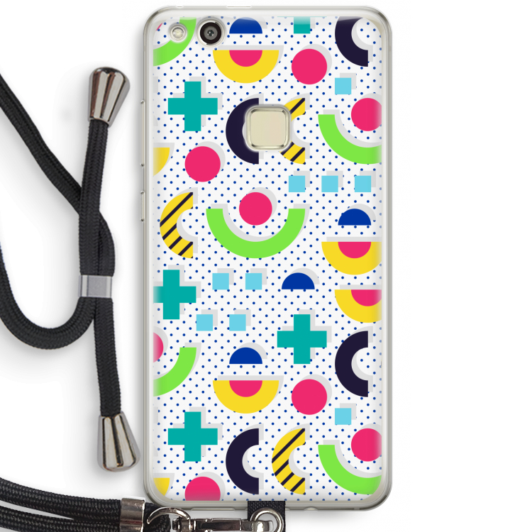 8-bit N°1: Huawei Ascend P10 Lite Transparant Hoesje met koord