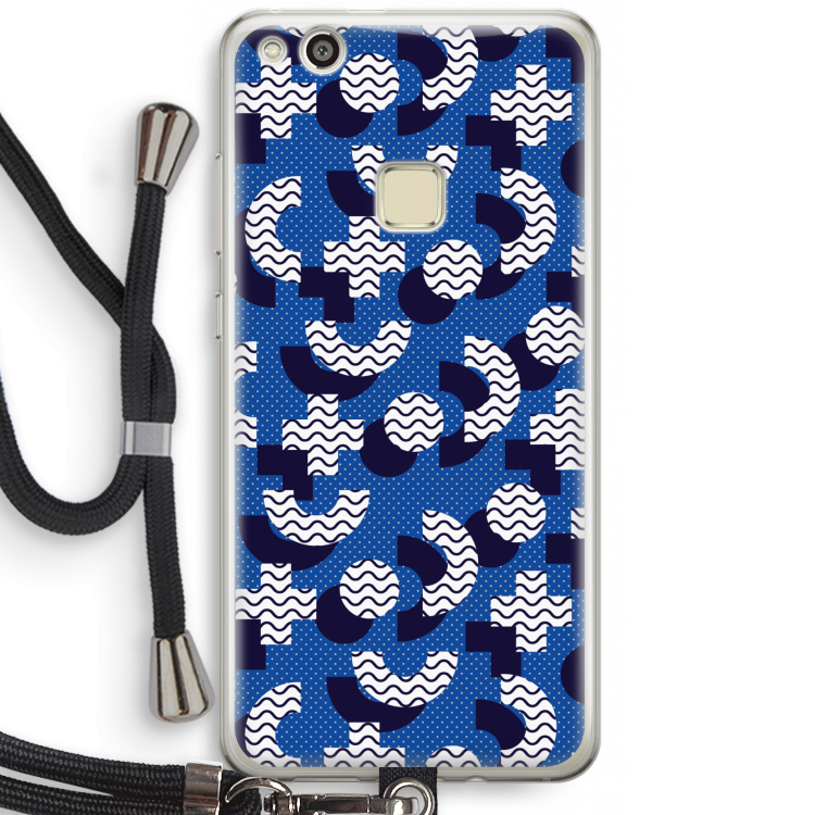 8-bit N°5: Huawei Ascend P10 Lite Transparant Hoesje met koord