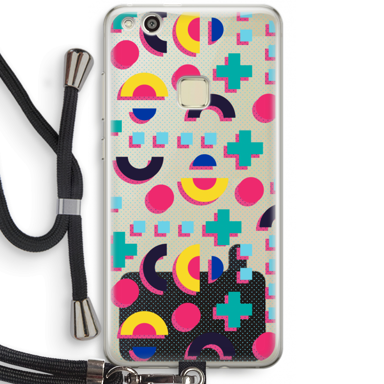 8-bit N°2: Huawei Ascend P10 Lite Transparant Hoesje met koord