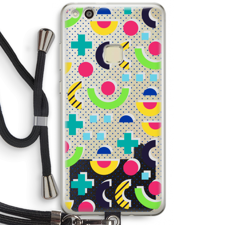 8-bit N°1: Huawei Ascend P10 Lite Transparant Hoesje met koord