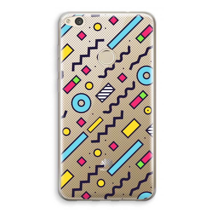 8-bit N°8: Huawei Ascend P8 Lite (2017) Transparant Hoesje